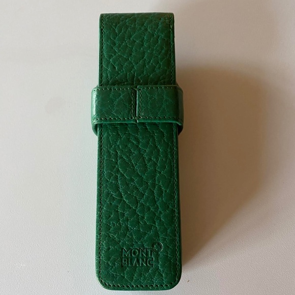 Authentic Mont Blanc Leather Pen Case - Picture 4 of 9